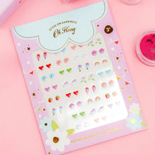 Load image into Gallery viewer, Oh Flossy Kids Stick-On Earrings