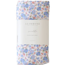 Load image into Gallery viewer, Muslin Swaddle Lilly Blue
