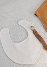 Load image into Gallery viewer, Dribble Bib: Ivory (Rib)