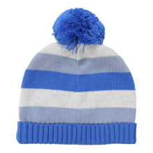 Load image into Gallery viewer, Stripe Knit Beanie Grey Marle
