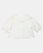 Load image into Gallery viewer, Baby Blouse Peter Pan Cream
