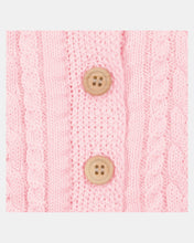 Load image into Gallery viewer, Organic Cardigan Yummy Misty Rose