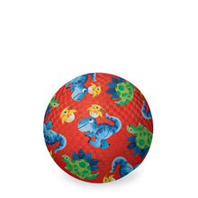 Load image into Gallery viewer, 7 Inch Playground Ball - Dino Friends (Red)