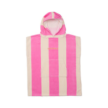 Load image into Gallery viewer, HOODED TOWEL Candy Stripe