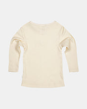 Load image into Gallery viewer, Dreamtime Organic Tee Long Sleeve Logo Feather