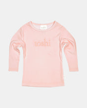 Load image into Gallery viewer, Dreamtime Organic Tee Long Sleeve Logo Pearl