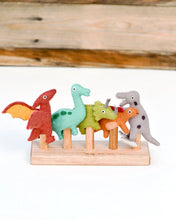 Load image into Gallery viewer, Dinosaur Finger Puppets Set