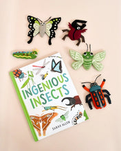 Load image into Gallery viewer, Ingenious Insects Finger Puppets and Book Set by Sarah Allen