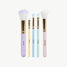 Load image into Gallery viewer, Oh Flossy 5-Piece Rainbow Makeup Brush Set