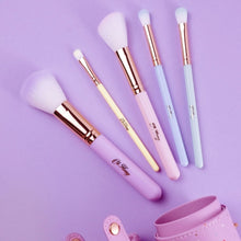 Load image into Gallery viewer, Oh Flossy 5-Piece Rainbow Makeup Brush Set
