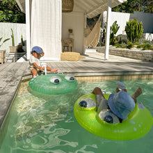 Load image into Gallery viewer, Pool Ring Soakers Sonny the Sea Creature Citrus Set of 2
