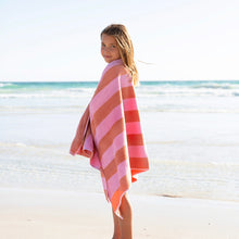 Load image into Gallery viewer, Kids Beach Towel Sea Seeker Strawberry