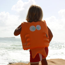 Load image into Gallery viewer, Swim Vest 1-2 Sonny the Sea Creature Neon Orange
