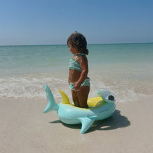 Load image into Gallery viewer, Kids Tube Pool Ring Salty the Shark Multi