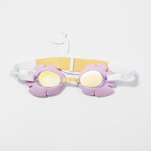 Load image into Gallery viewer, Kids Swim Goggles Princess Swan Multi