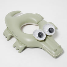 Load image into Gallery viewer, Kids Tube Pool Ring Cookie the Croc Khaki