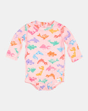 Load image into Gallery viewer, Swim Baby Onesie L/S Classic Dishy Fishy