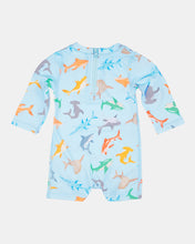 Load image into Gallery viewer, Swim Baby Onesie L/S Classic Sharky
