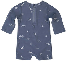Load image into Gallery viewer, Swim Baby Onesie L/S Classic Whales
