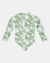 Load image into Gallery viewer, Swim Kids long sleeve onepiece Classic Palm Cove