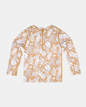 Load image into Gallery viewer, Swim Kids Rashie Long Sleeve Half Zip Classic Daintree
