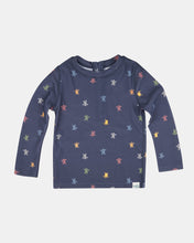 Load image into Gallery viewer, Swim Kids Rashie L/S Half Zip Classic Turtle Island