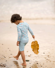 Load image into Gallery viewer, Swim Kids Rashie Long Sleeve Half Zip Classic Uluwatu