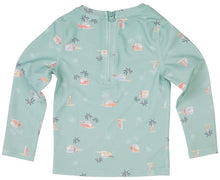 Load image into Gallery viewer, Swim Kids Rashie Long Sleeve Half Zip Classic Uluwatu