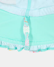 Load image into Gallery viewer, Swim Bell Hat Ripple Waratah Mint