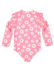 Load image into Gallery viewer, Swim Bodysuit Ripple Daisy Watermelon