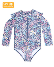 Load image into Gallery viewer, Swim Bodysuit Ripple Wattle Dusk