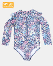 Load image into Gallery viewer, Swim Bodysuit Ripple Wattle Dusk