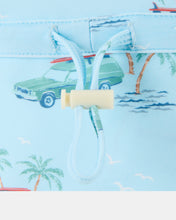 Load image into Gallery viewer, Swim Flap Cap Paradise Swell Seekers Sky