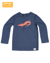 Load image into Gallery viewer, Swim Rashie L/S Splash Kakadu Moonlight