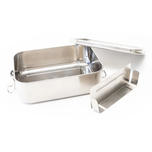 Stainless Steel Single Layer Lunch Box - Large 1200ml