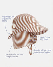 Load image into Gallery viewer, Flap Cap Mini Mocha