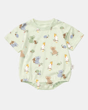 Load image into Gallery viewer, Onesie S/S Bubble Arcadia Gumnut Babies Eucalypt