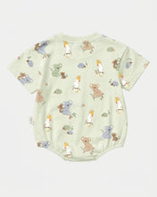 Load image into Gallery viewer, Onesie S/S Bubble Arcadia Gumnut Babies Eucalypt