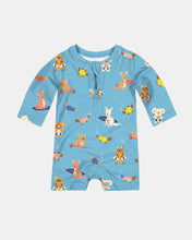 Load image into Gallery viewer, Swim Onesie L/S Pirate Beach Buddies