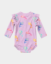Load image into Gallery viewer, Swim Onesie L/S Twinkle Princess Mermaid