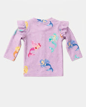 Load image into Gallery viewer, Swim Rashie L/S Twinkle Princess Mermaid