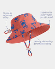 Load image into Gallery viewer, Swim Sunhat Pirate Mud Crabs