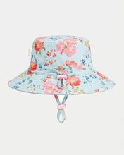 Load image into Gallery viewer, Swim Sunhat Twinkle Aqua Garden