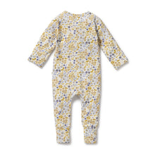 Load image into Gallery viewer, Little Meadow Organic Zipsuit with Feet