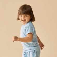 Load image into Gallery viewer, Sunny Seagulls Organic Pointelle Short Sleeved Pyjamas