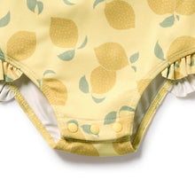 Load image into Gallery viewer, Lemon Drop Long Sleeved Swimsuit