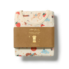 Load image into Gallery viewer, Deck the Halls Organic Rib Short Sleeved Pyjamas