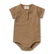Load image into Gallery viewer, Ginger Snap Organic Knitted Pointelle Bodysuit