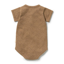 Load image into Gallery viewer, Ginger Snap Organic Knitted Pointelle Bodysuit