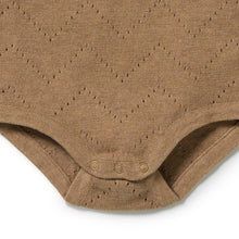 Load image into Gallery viewer, Ginger Snap Organic Knitted Pointelle Bodysuit